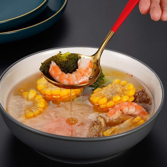 7.6'' Gravy Ladle Sauce Soup Spoon Heavy Duty 18/10 Stainless Steel for Small Dishes (2 pcs)