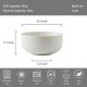 Ceramic Bowls for Kitchen, 36 Ounce, Large Capacity Cereal Bowls Set of 4, Glazed Matte Off White