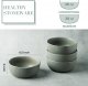 Stoneware Cereal Bowls for Kitchen, 28oz Large Ceramic Soup Bowls Set of 4 for Meal, Chip-Resistant Kitchen Bowls with Wavy Rim, Reactive Glaze Matte